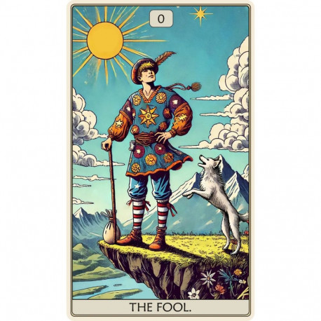 Wooden Tarot Puzzle: The Fool (250 pieces) Fantasy Puzzles