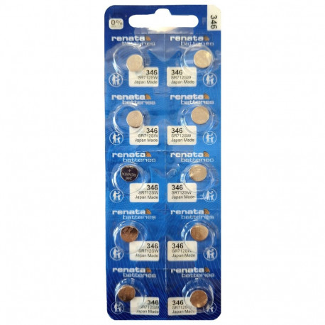 Batteries Renata 346 (SR712SW) 10 pcs.