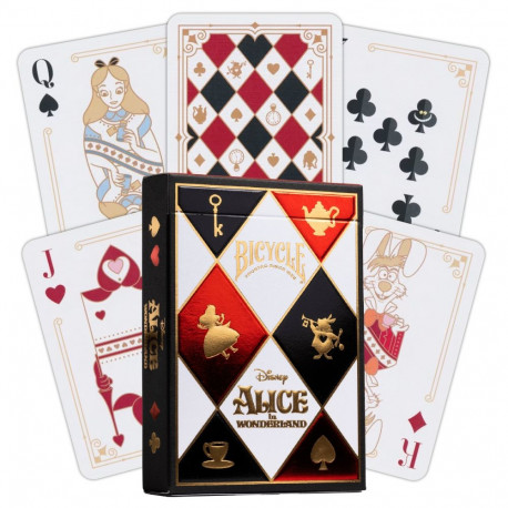 Playing Cards Bicycle Disney Alice In Wonderland