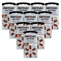 Batteries for Hearing Aids Rayovac Extra 312 80 Units.