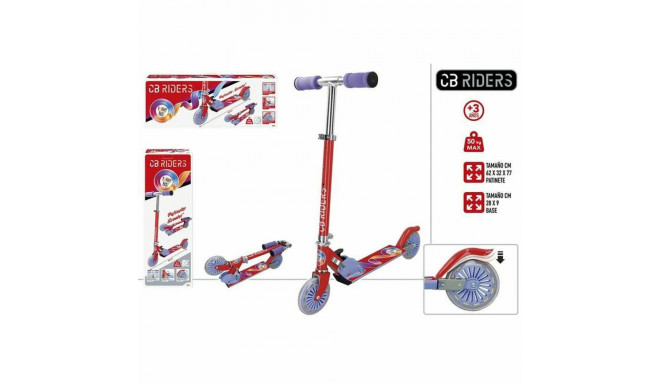 Scooter Colorbaby Red Aluminium Short handle (77 cm)