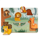 Animals Puzzle Woomax + 18 Months (12 Units)