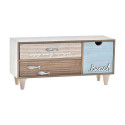 DKD Home Decor jewelry box Wood 34x13x16cm, brown/turquoise
