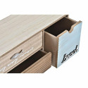 DKD Home Decor jewelry box Wood 34x13x16cm, brown/turquoise