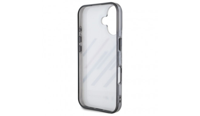 BMW BMHCP16M23HTRAG iPhone 16 Plus 6.7" gray hardcase Motorsport IML Random Stripes