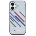 BMW BMHCP16M23HTRAG iPhone 16 Plus 6.7" gray/gray hardcase Motosport IML Random Stripes