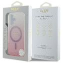 Guess GUHMP16MHGRCELP iPhone 16 Plus 6.7" pink/pink hardcase IML Glitter Gradient MagSafe