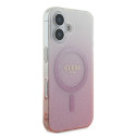 Guess GUHMP16MHGRCELP iPhone 16 Plus 6.7" pink/pink hardcase IML Glitter Gradient MagSafe