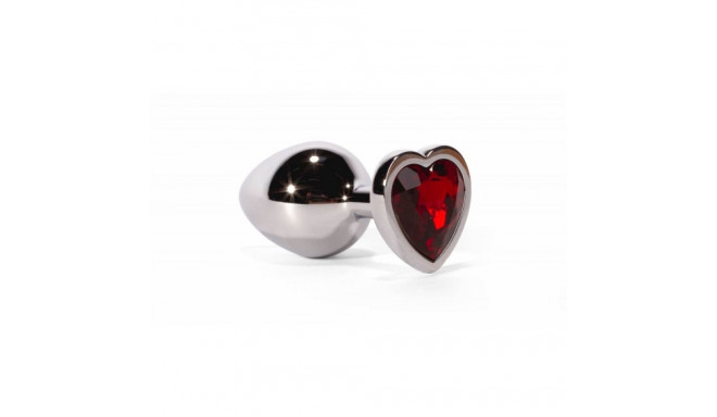 Korek analny Secret Shine Red Heart 7,1cm X-MEN