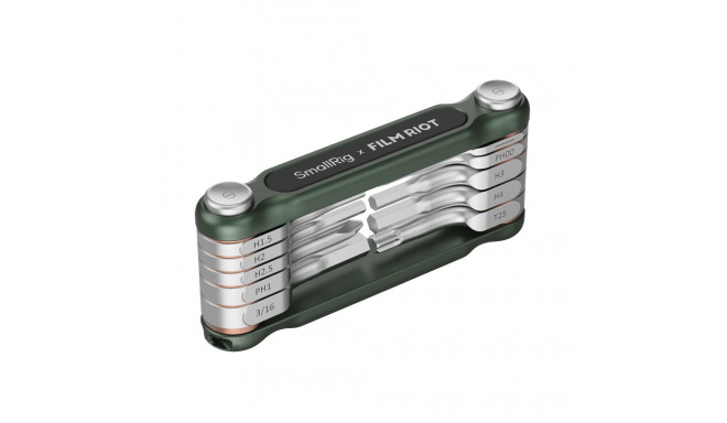 SmallRig x FILM RIOT 10 in 1 Detent Folding Multi Tool Kit (Green) 4814