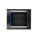 Extralink 9U 600x450 Black | Rack cabinet | wall-mounted