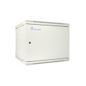 Extralink 9U 600x450 ASP Grey | Rack cabinet | wall-mounted, solid sheet metal door