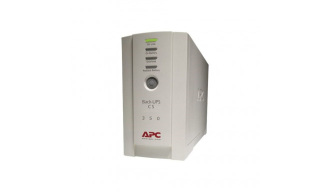 APC Back-UPS, 350VA/210W, Tower, 230V, 4x IEC C13 Outlets , User Replaceable Battery