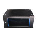 Extralink 4U 600x450 Black | Rack cabinet | wall-mounted