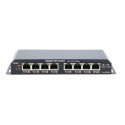 Extralink KRATOS | PoE Switch | 7x Gigabit PoE, 1x Uplink RJ45, 24V 2.5A Power Supply, 60W Power