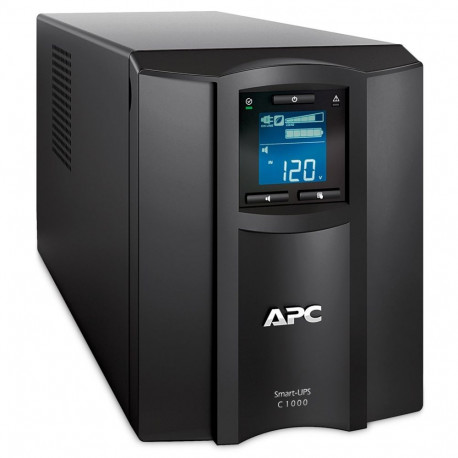 APC UPS Smart-UPS C 1000VA, liin-interaktiivne, torn, 230V, 8x IEC C13 väljundit, SmartConnect-port,