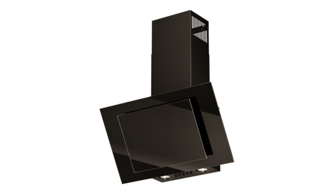 Vertikaalne Eco Duo klaasist seinale kinnitatav õhupuhasti Must