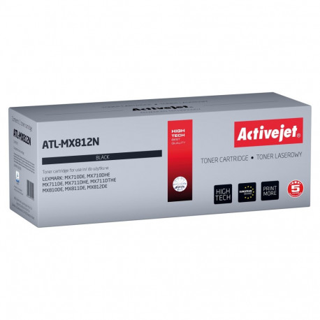Activejet ATL-MX812N tooner (asendus Lexmark 62D2000; Supreme; 6000 lehte; must)