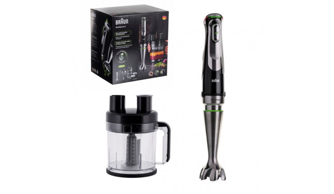 Braun MultiQuick 9 MQ 9195XLI 2 L saumikser 1200 W must, roostevaba teras