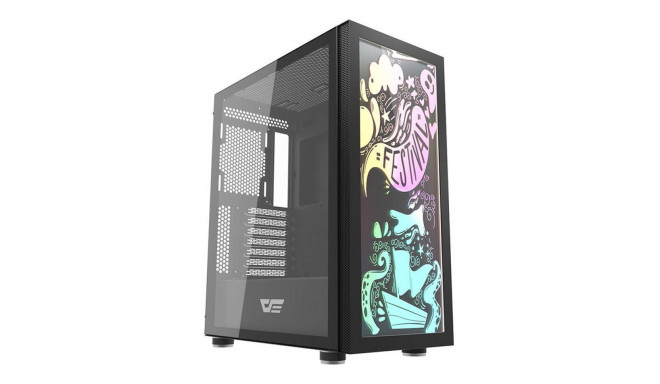 Computer Case Darkflash DK210 Graffiti (black)