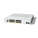 Cisco Catalyst 1200-16P-2G Smart Switch, 16 Port GE, PoE, 2x1GE SFP, Limited Lifetime Protection (C1