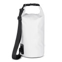 PVC waterproof backpack bag 10l - white