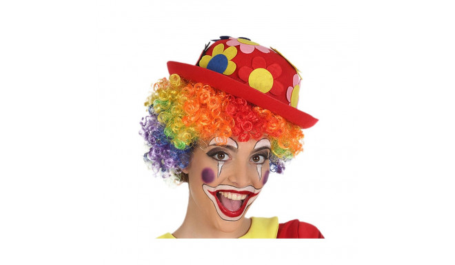 Hat Male Clown Red