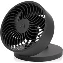 Arctic Table USB Fan with built-in battery, black