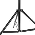 Caruba Reflector Stand Zwart met Achtergrond/Reflector clip