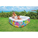 Intex 57471 above ground pool Inflatable pool Square 340 L Multicolour