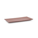 Snack tray Quid Mineral Gres Terracotta Ceramic 15 x 30 cm (8 Units)