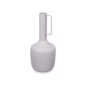 Vase With handle Grey Steel 12 x 30 x 12 cm (6 Units)