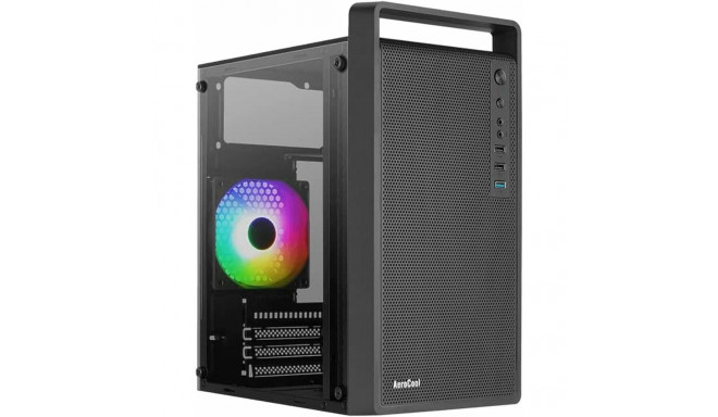 ATX Semi-tower Box Aerocool PGS CS-109-G-BK-v1 FRGB Black