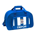 Sporta soma R. C. Deportivo de La Coruña Zils Balts (40 x 24 x 23 cm)