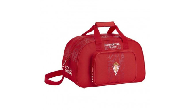 Sports bag Real Sporting de Gijón Red (40 x 24 x 23 cm)