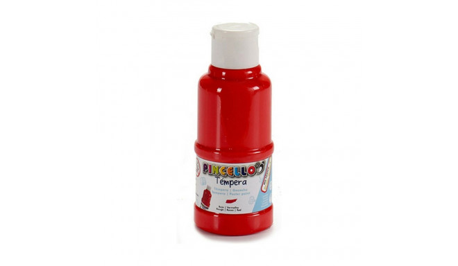 Tempera Pincello Red 120 ml (12 Units)