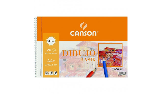 Drawing Pad Canson Basik With inset Micro perforated 130 g/m²