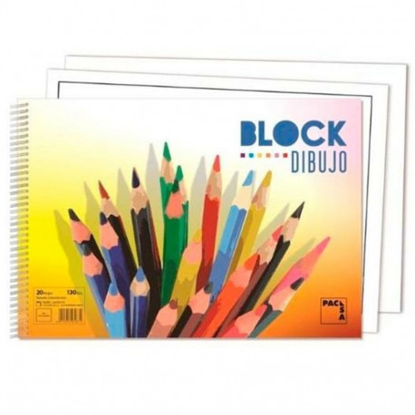 Drawing Pad Pacsa 20 Sheets 33 x 23 cm With inset