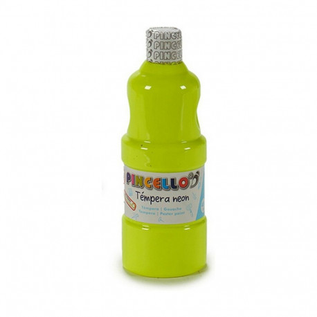 Tempera Pincello TP400N-Y Neon Yellow 400 ml (6 Units)