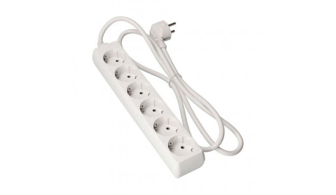 6-socket plugboard without power switch EDM 41036 Schuko (3 m)
