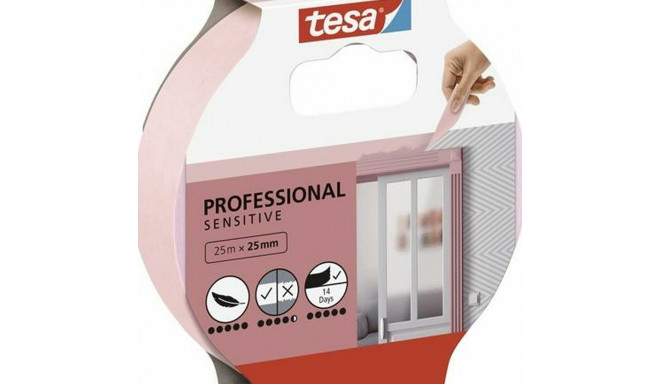 "Līmlente TESA Professional Sensitive Gleznotājs Rozā 12 gb. 25 mm x 50 m