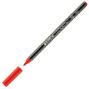 Felt-tip pens Edding 4200 Paintbrush Red (10 Units)