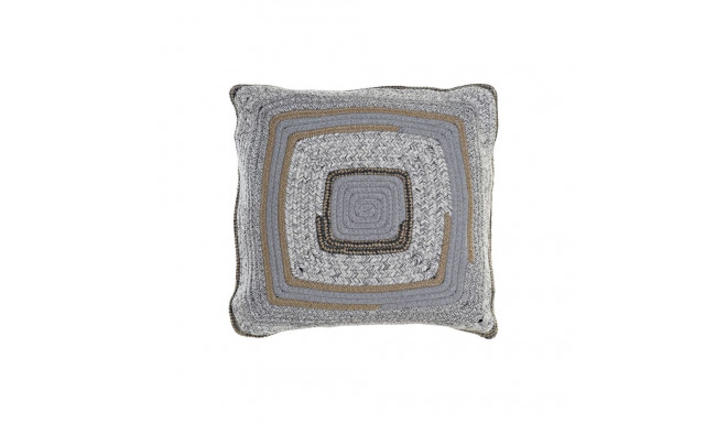 Cushion DKD Home Decor Natural Grey 40 x 10 x 40 cm Boho