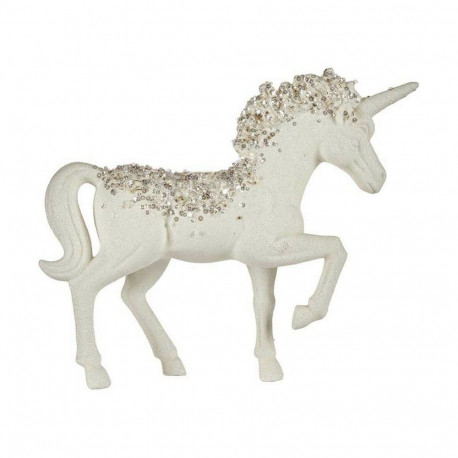 Decorative Figure Krist+ White Unicorn 9,5 x 31 x 40 cm