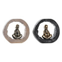 Декоративная фигура DKD Home Decor Чёрный Позолоченный Монах Восточный 20,8 x 6,5 x 18,5 cm (2 штук)