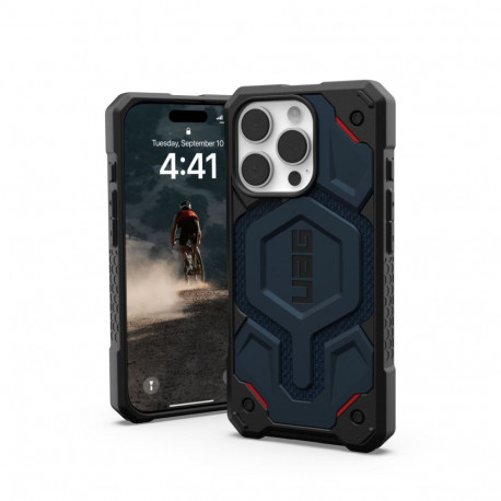 Kaitseümbris Monarch Pro Kevlar, Apple iPhone 16 Pro, Kevlar tumesinine, MagSafe, Urban Armor Gear (