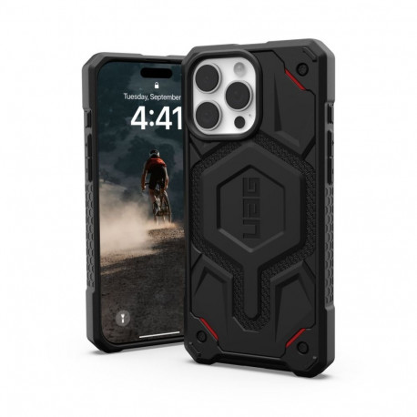 Kaitseümbris Monarch Pro Kevlar, Apple iPhone 16 Pro Max, Kevlar must, MagSafe, Urban Armor Gear (UA
