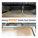 KINETIC DUST EXTRACTOR D=80 RH FOR CHUCK CLAMPS ER25