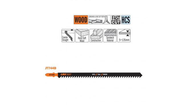 3 JIG SAW BLADES HCS 180x4x6TPI (WOOD-LUMBER-SANDWICH/STRAIGHT/COARSE)