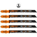 25 JIG SAW BLADES HCS 100x4x6TPI (WOOD/STRAIGHT/COARSE)